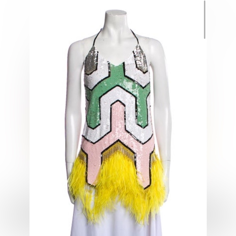 Attico
Printed Mini Dress